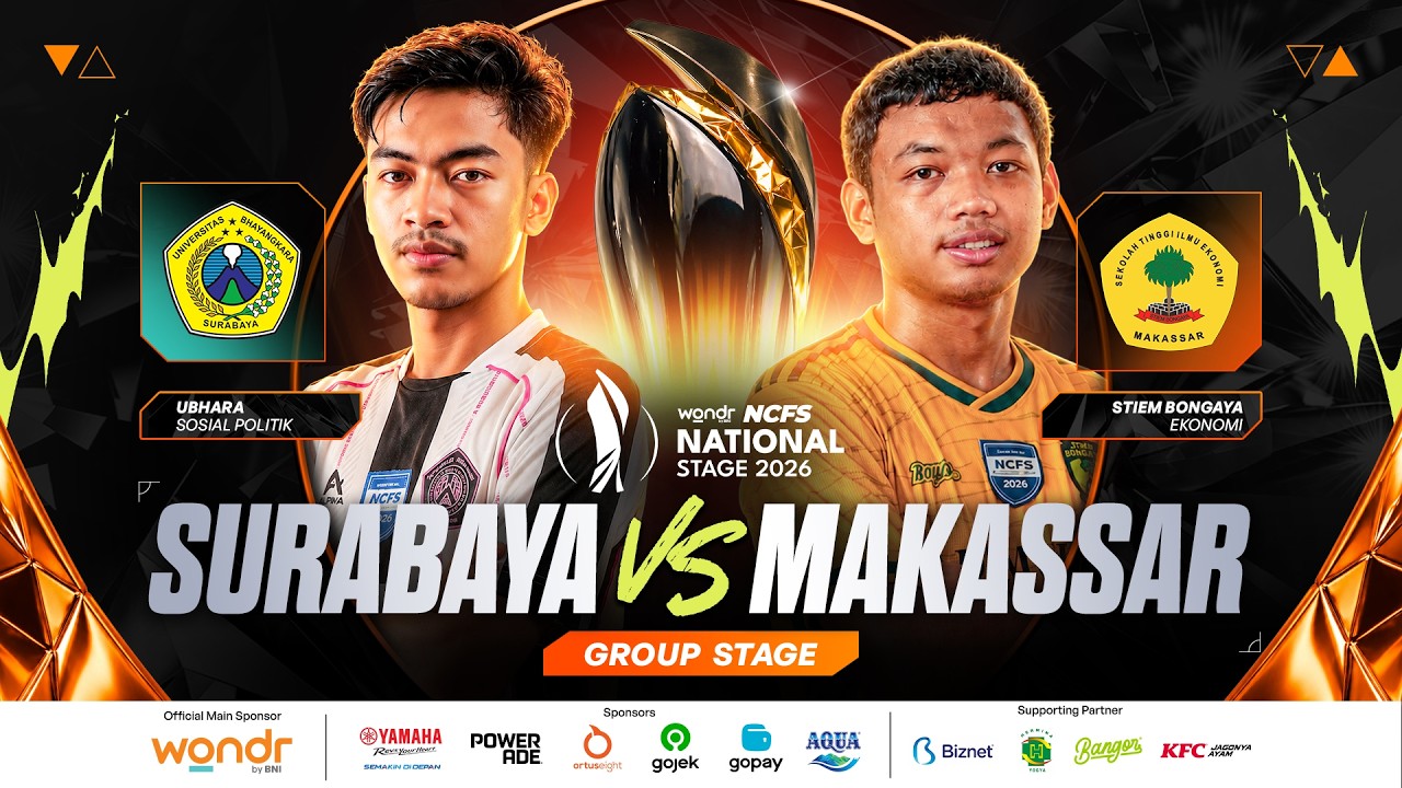 SOSPOL UBHARA - SURABAYA VS EKONOMI STIEM BONGAYA - MAKASSAR | wondr NCFS NATIONAL STAGE