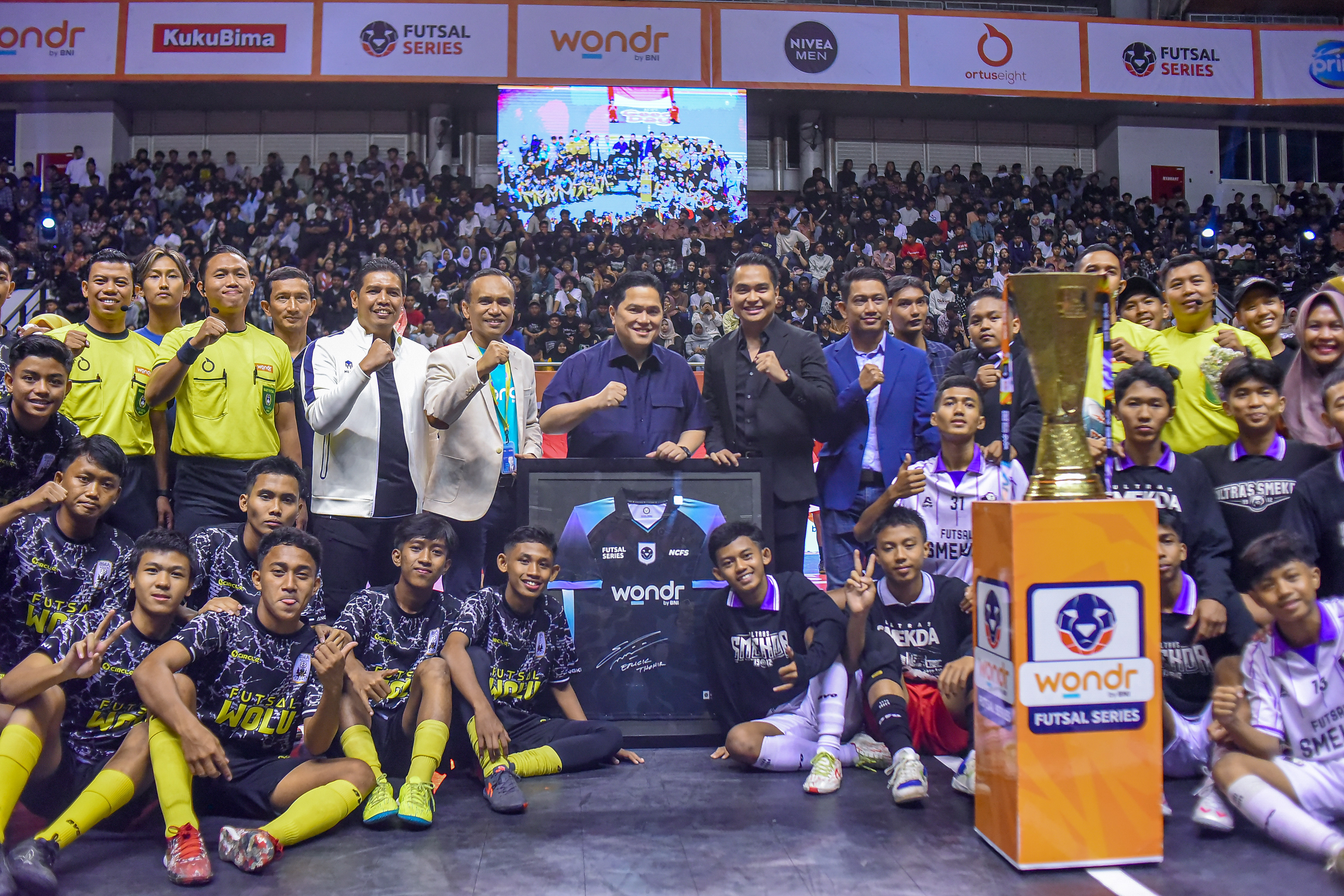 Erick Thohir Hadir di Final Wondr Futsal Surabaya, Dorong Pembinaan Atlet Muda dan Kepemimpinan Pelajar